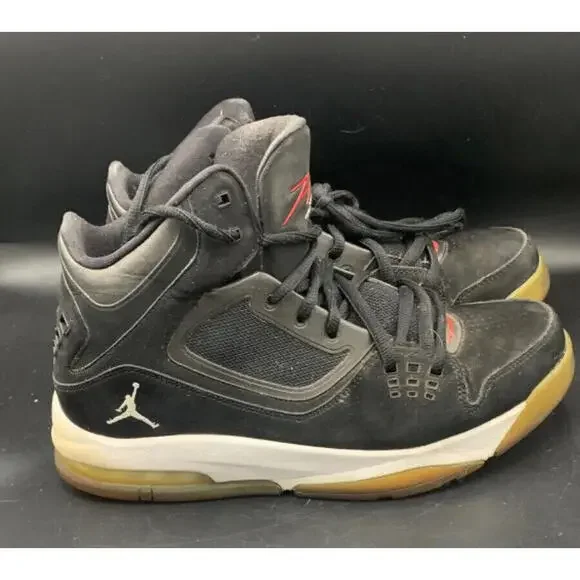 Air Jordan Flight 23 RST Black White Gym 512234-001 Sneakers Men's Size 10 - Picture 2 of 6